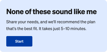 None of these sound like me: Fallback to a short survey when no persona fits
