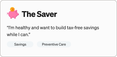 The Saver: Healthy and building tax-free savings