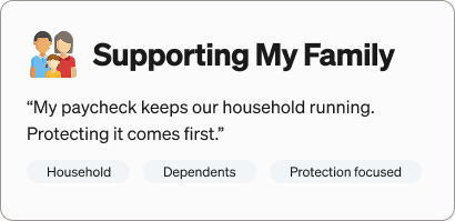 Supporting My Family: Household protection comes first