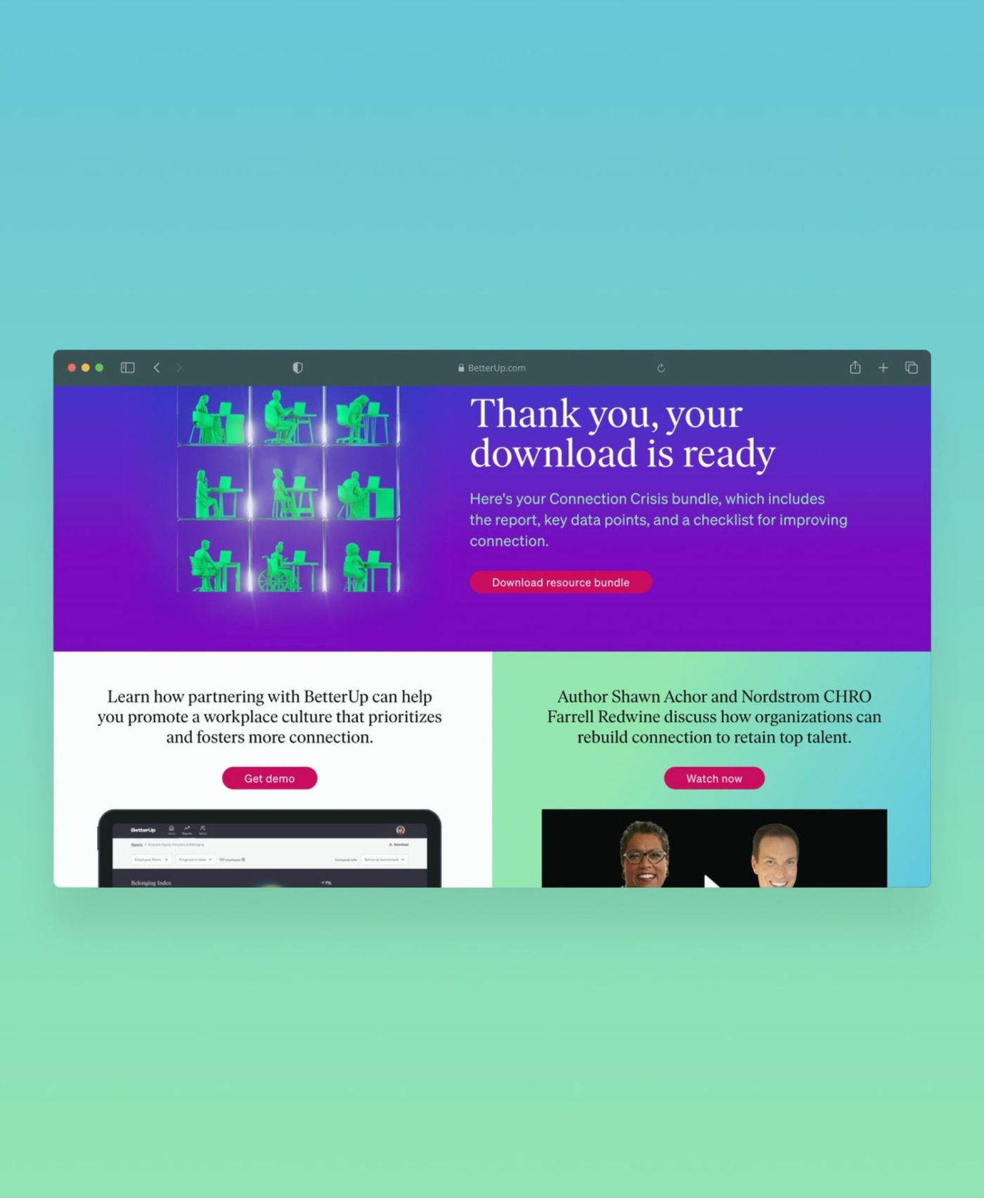 BetterUp report ecosystem